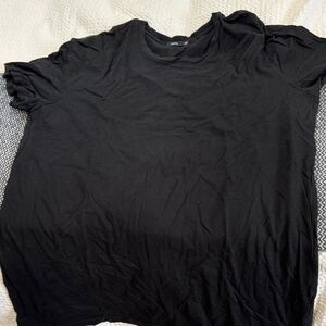Men’s Black Vince  Crew Neck Tee,New
